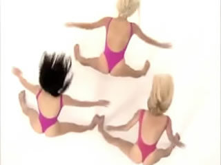 性感妖嬈妖艳丁字褲健美操運動員